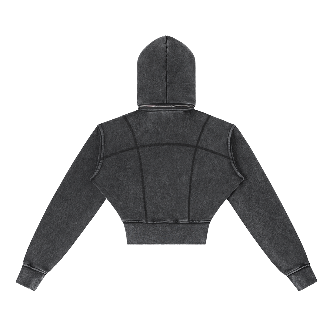 Vintage Cropped Hoodie