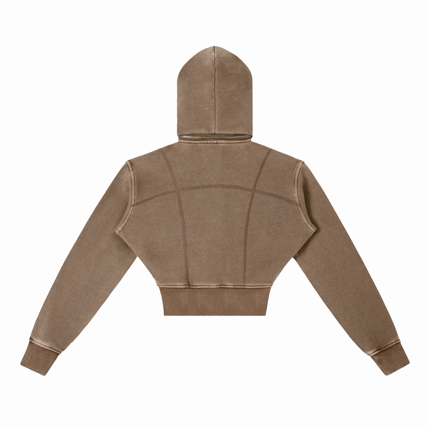 Vintage Cropped Hoodie