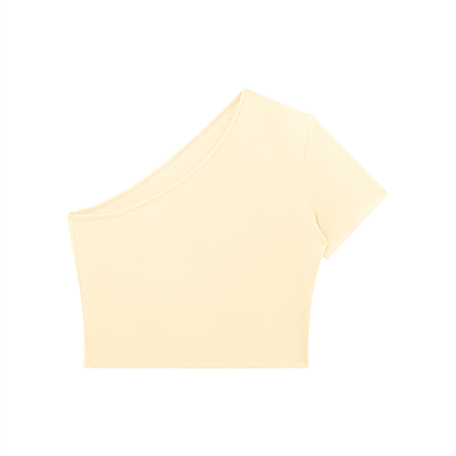 One Shoulder Crop Top