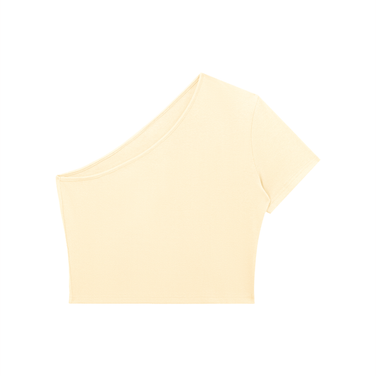 One Shoulder Crop Top
