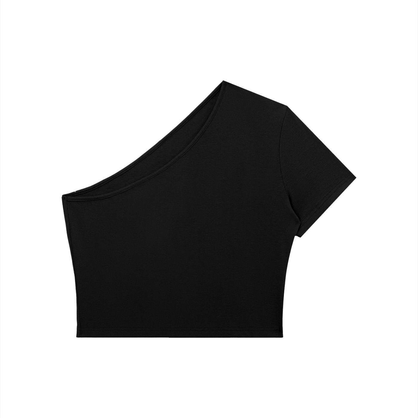 One Shoulder Crop Top