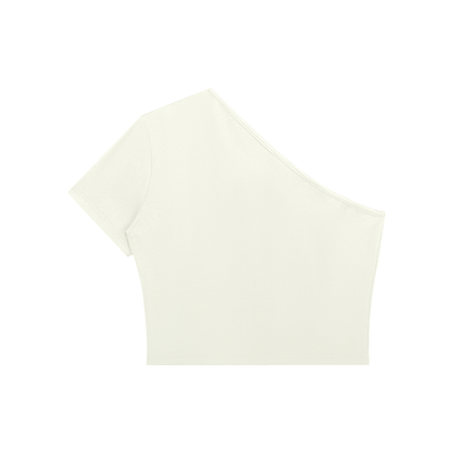 One Shoulder Crop Top