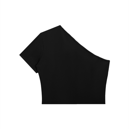 One Shoulder Crop Top