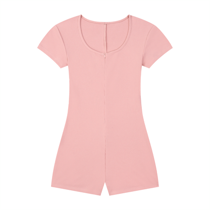 Cape Tie-Waist Romper