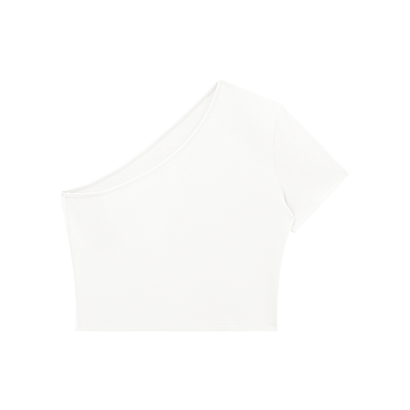 One Shoulder Crop Top