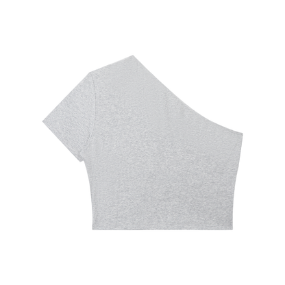 One Shoulder Crop Top