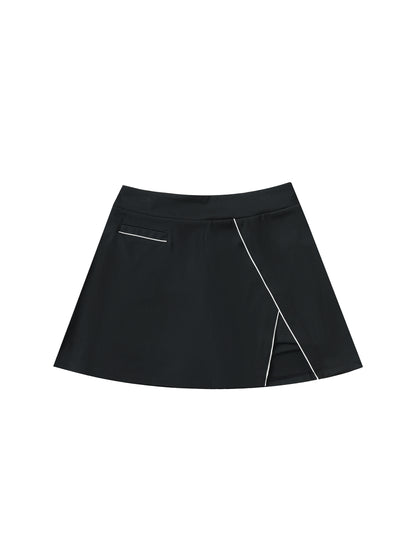 Pocketed A-Line Skort