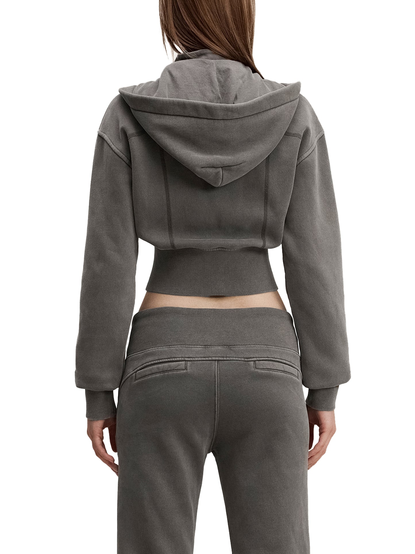 Vintage Cropped Hoodie